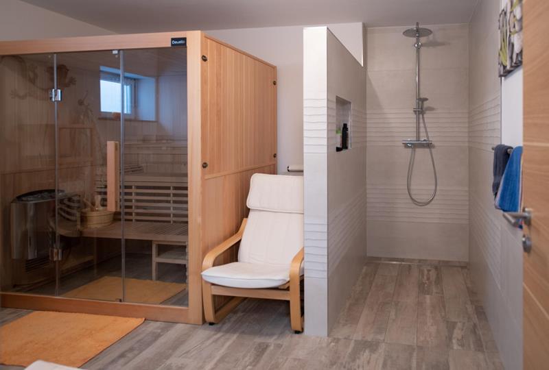 Tiling work - sauna restroom