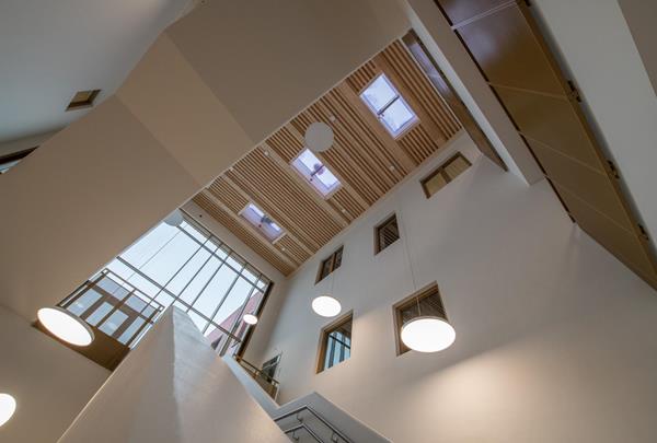 School "Lenkeschléi" in Düdelingen, main entry hall