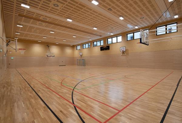 Schule "Lenkeschléi" in Düdelingen, Sporthalle