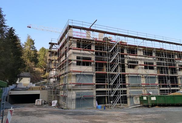 Residential complex, Vianden - shell construction