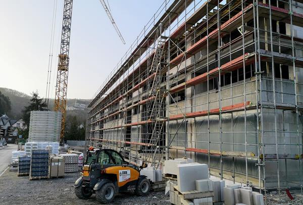 Residential complex, Vianden - shell construction