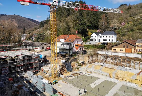 Wohnanlage, Vianden - Rohbauarbeiten