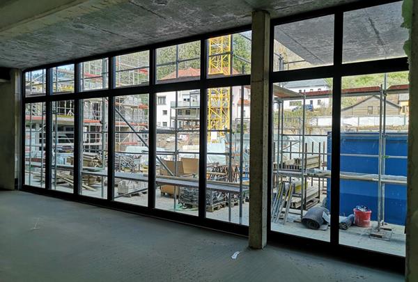 Residential complex, Vianden - shell construction, doors and windows