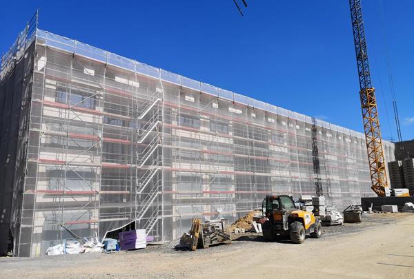 Residential complex, Vianden - shell construction, facade work