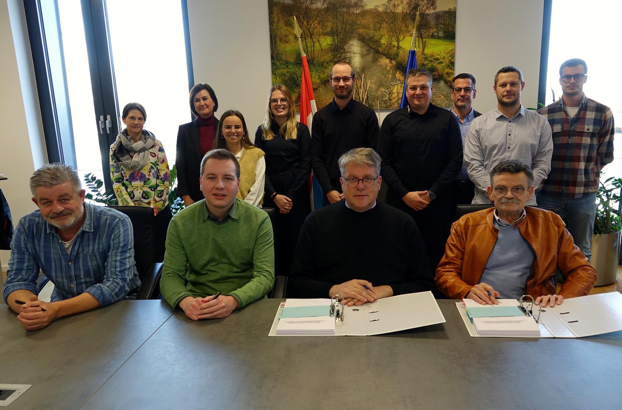 Groundbreaking for the Centre médical in Hosingen
