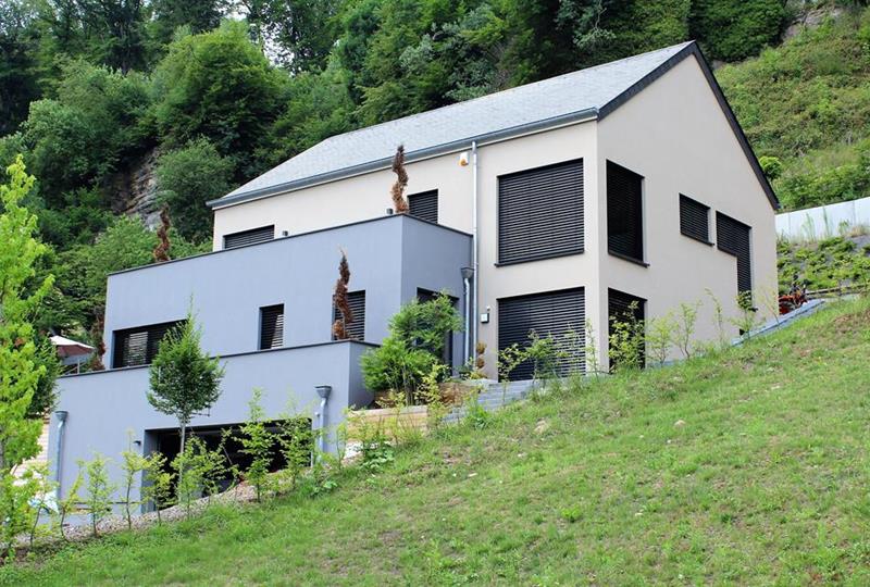 Maison à Larochette - En matière d'architecture, pas de tabou