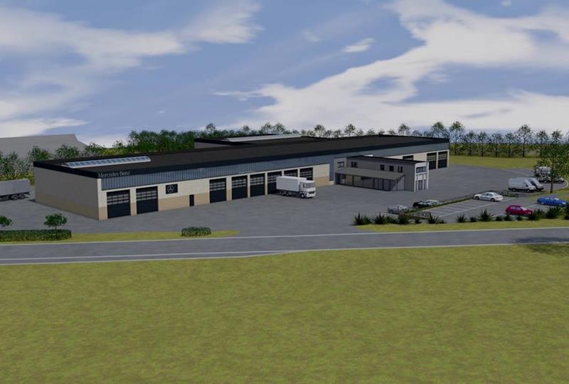 Extension des ateliers avec fosses de montage