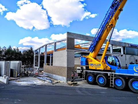 Construction de l'atelier - Extension des ateliers avec fosses de montage