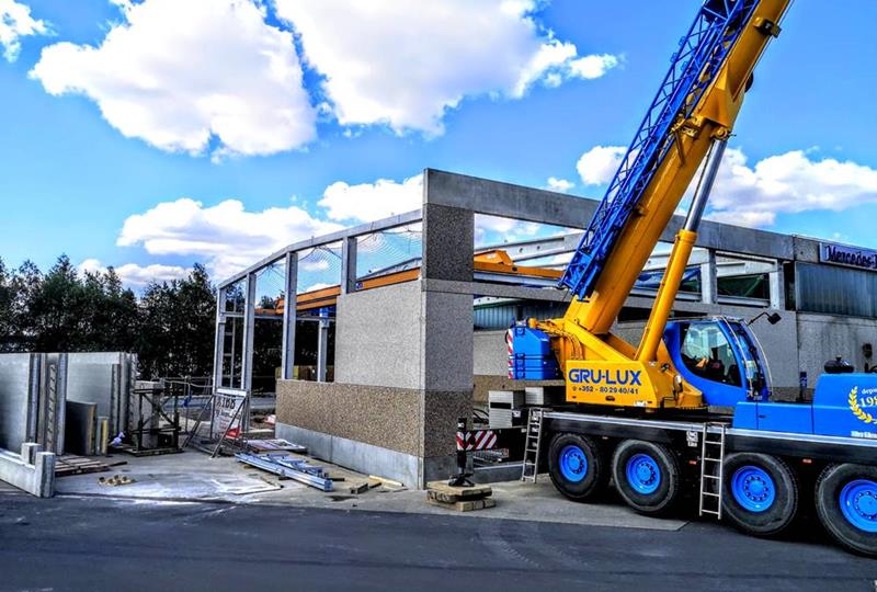Construction de l'atelier - Extension des ateliers avec fosses de montage