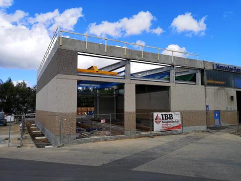 Construction de l'atelier - Extension des ateliers avec fosses de montage