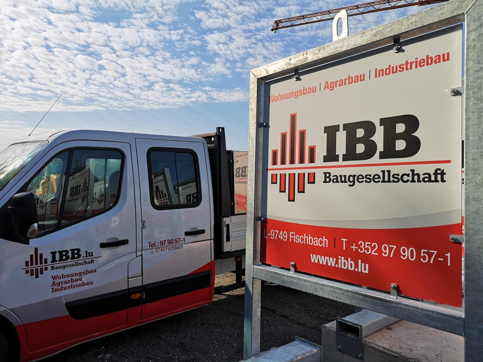 IBB-Baustellenschild - IBB Baustellenschilder