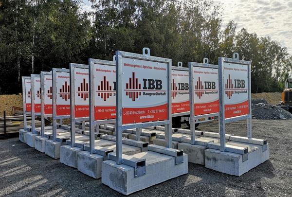 IBB construction site signs