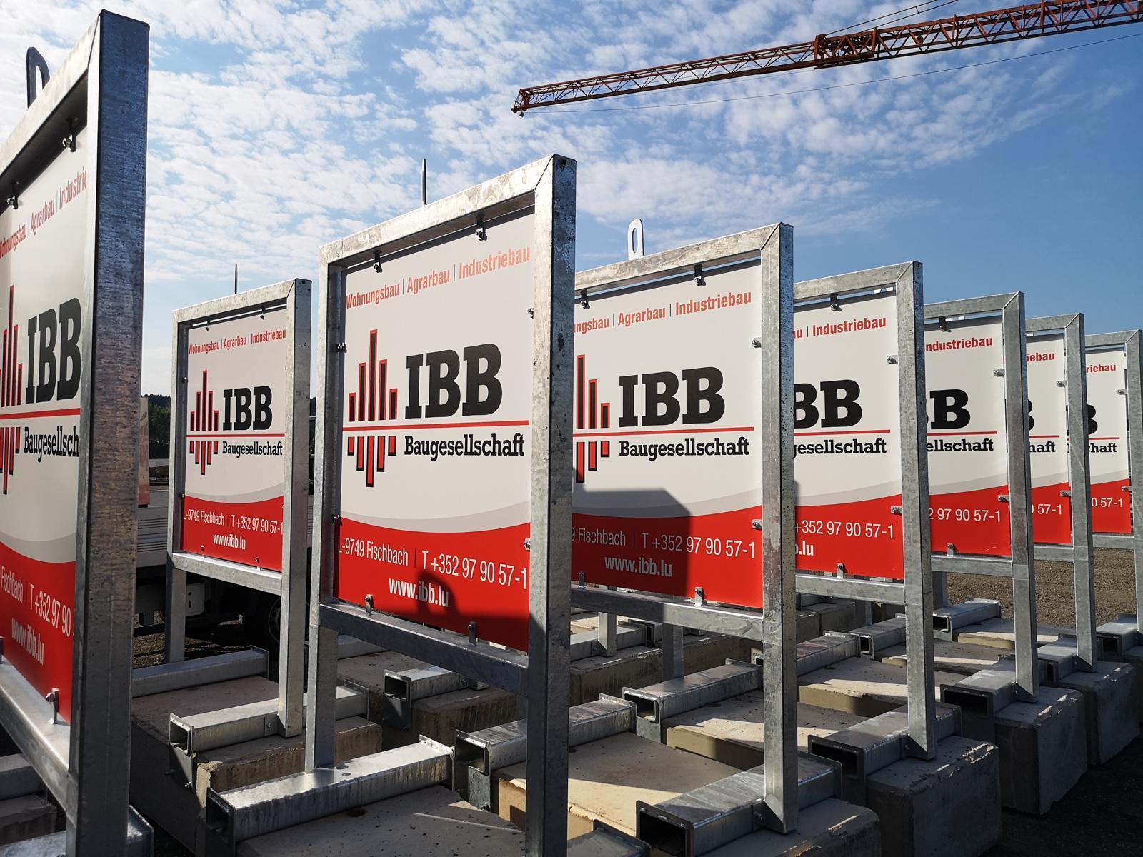 IBB construction site signs