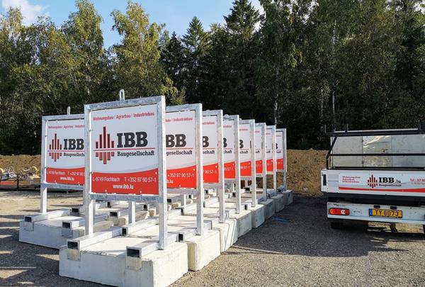 IBB construction site signs