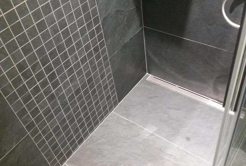 Tiling work - bathroom furnishing